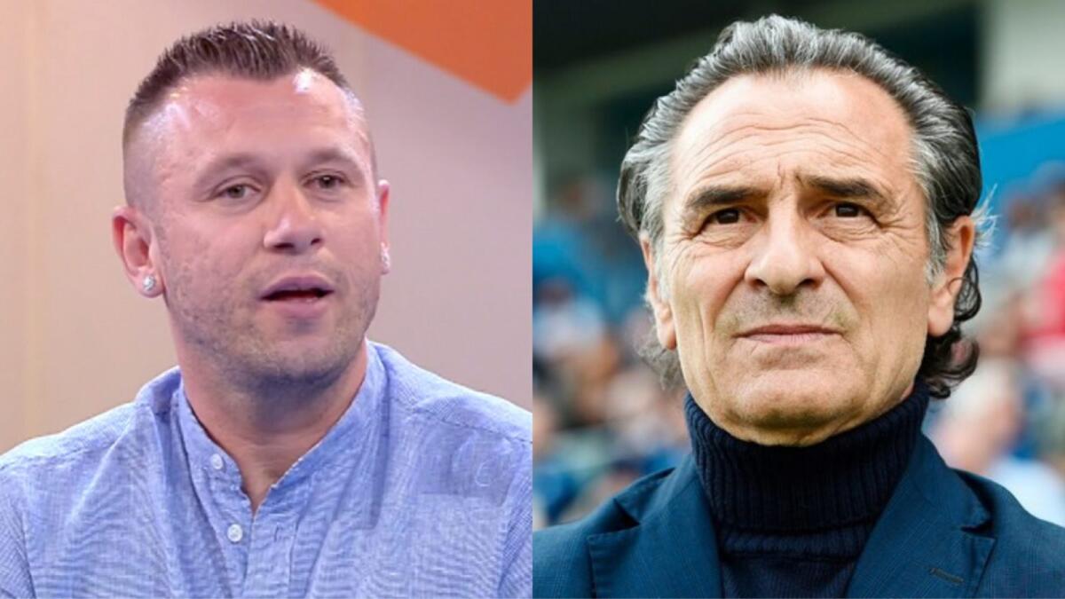 Cassano: "Prandelli maestro di tattica, sta mettendo toppe. Si è trovato la squadra fatta da Iachini" - 