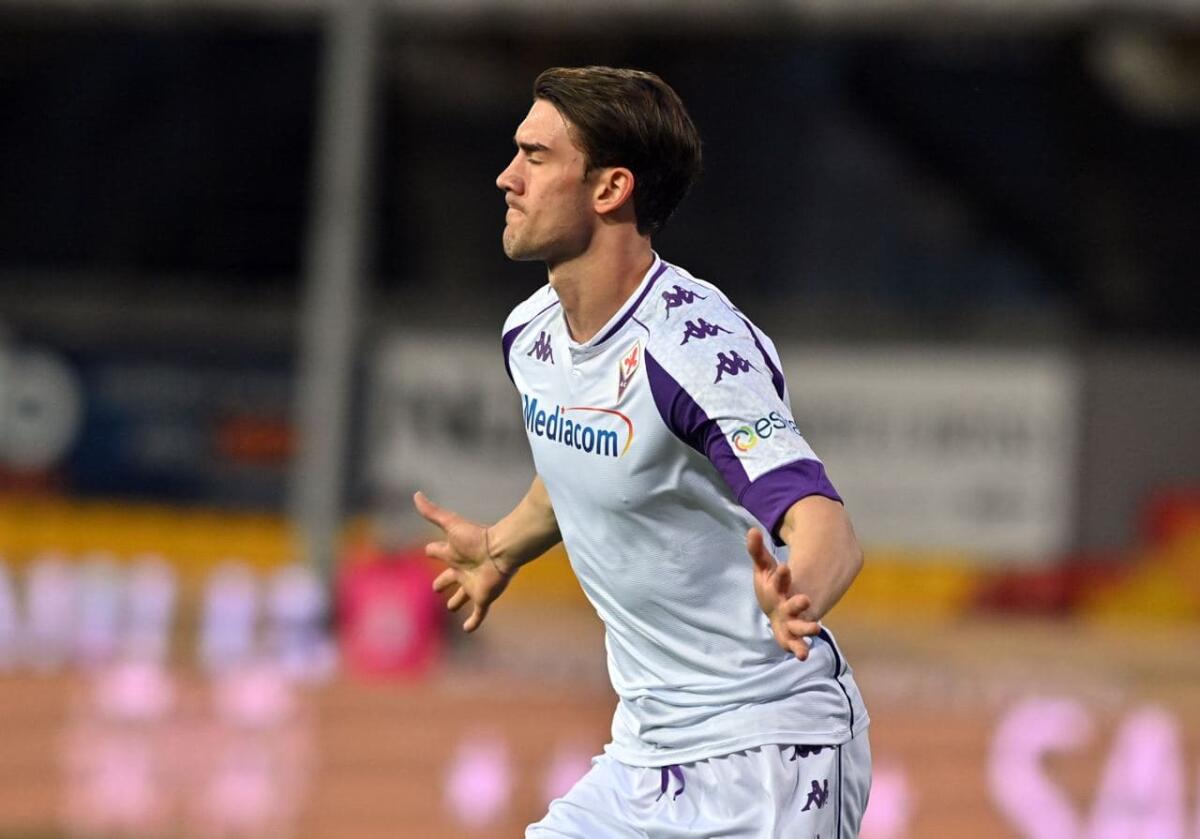 Corriere dello Sport intitola: "Uragano Vlahovic si è abbattuto sul Benevento, tripletta stratosferica" - Foto di proprietà di ACF Fiorentina. Riproduzione vietata ©