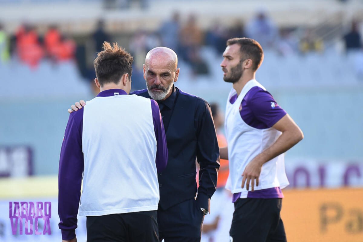 Quando Pioli ha punito due giocatori della Fiorentina per ritardo, il gruppo viola premiò il tecnico - Firenze, stadio Artemio Franchi, 21.10.2018, Fiorentina-Cagliari, Foto Fiorenzo Sernacchioli. Copyright Labaroviola.com, Pioli e Chiesa