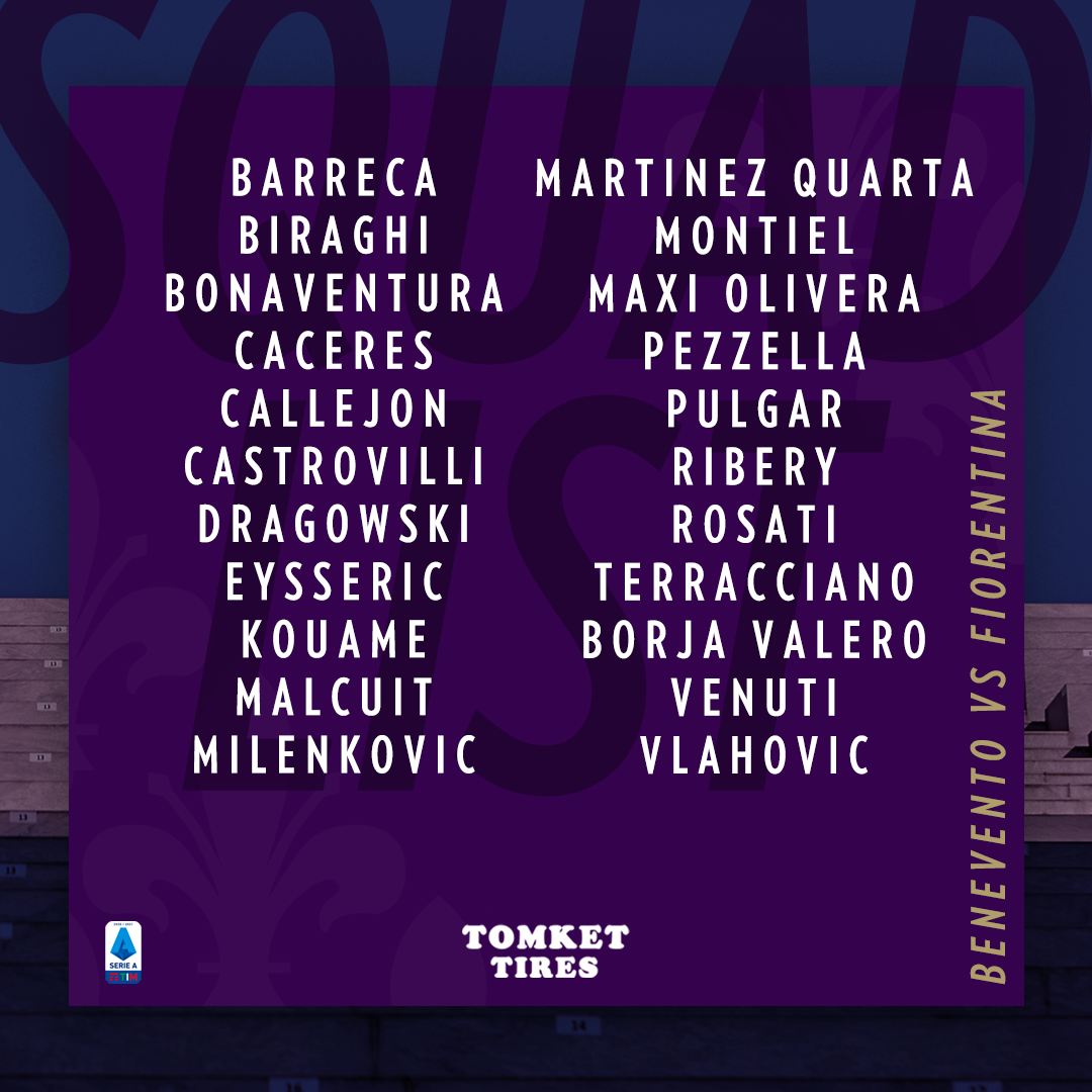I convocati della Fiorentina per il Benevento: ci sono Castrovilli e Kouame, out Amrabat