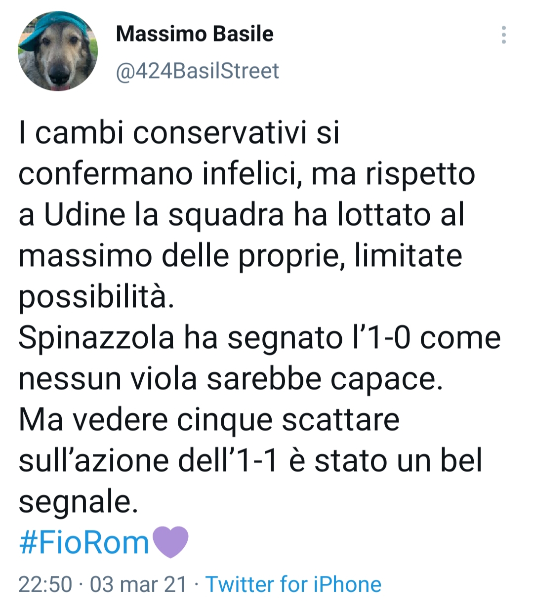 Basile: "I cambi si confermano infelici. Spinazzola ha segnato come..."