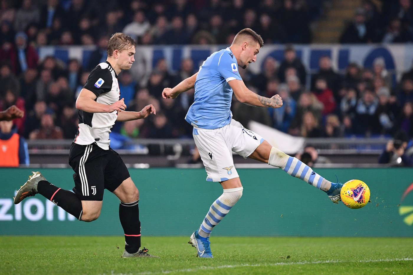 JUVENTUS LAZIO MILINKOVIC RASSEGNA STAMPA