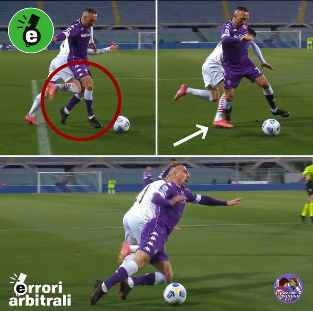 Cesari: "Fiorentina derubata, fallo di Ibra su Pezzella, gol da annullare. Rigore su Ribery netto"