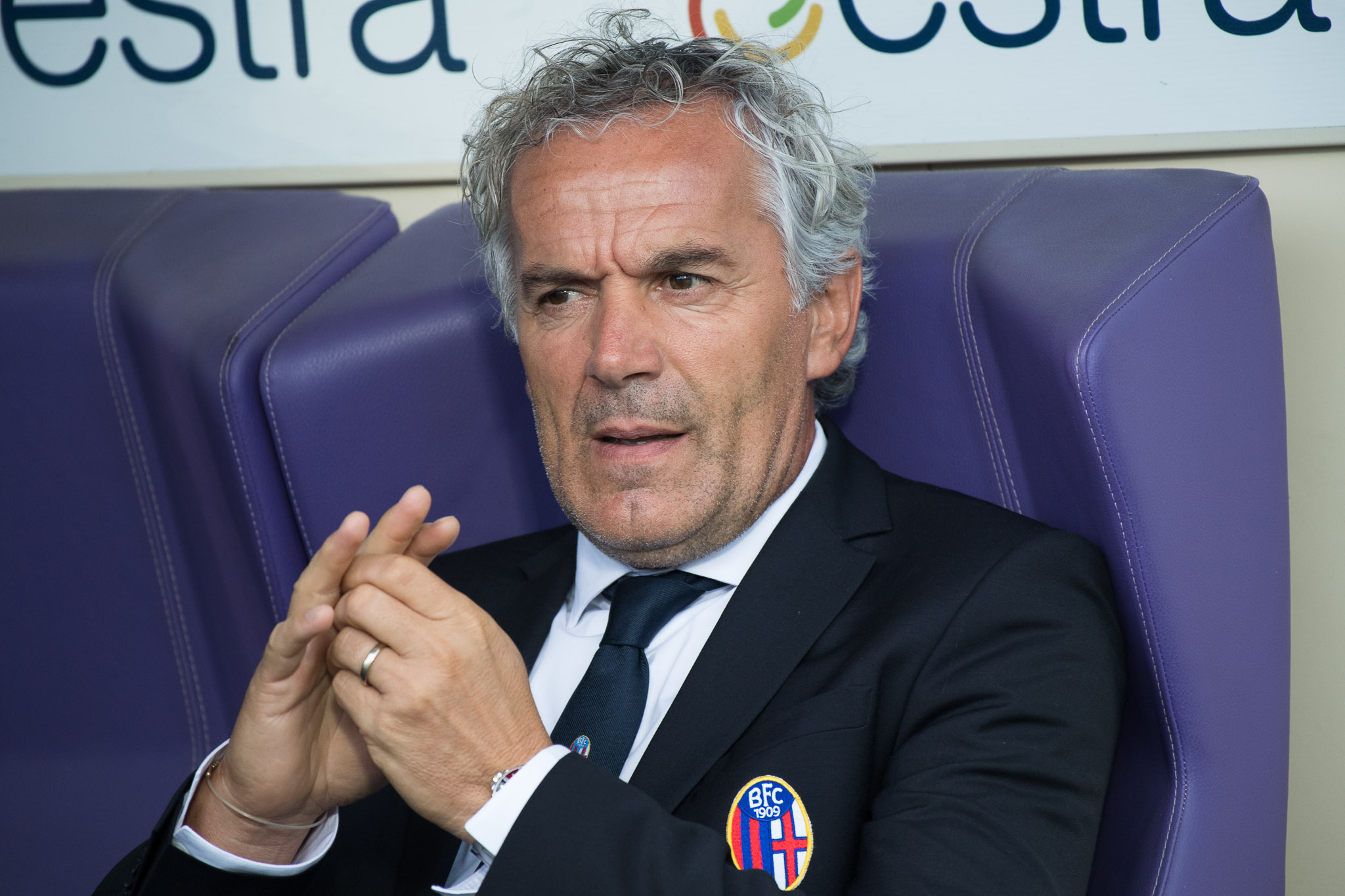Firenze, stadio Artemio Franchi, 16.09.2017, Fiorentina-Bologna, Foto Fiorenzo Sernacchioli. Copyright Labaroviola.com Donadoni