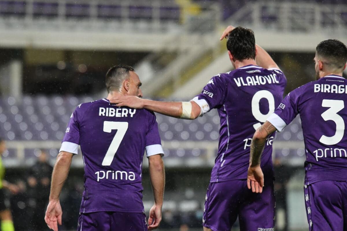 Iachini riparte con Ribery-Vlahovic: punta sull'affidabilità della coppia utilizzata da Prandelli - Foto di proprietà di ACF Fiorentina. Riproduzione vietata ©