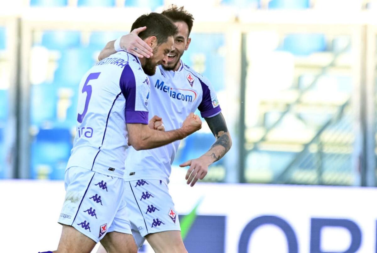 Sassuolo-Fiorentina finisce 3-1. Bonaventura porta i viola avanti poi rimonta dei neroverdi - Foto di proprietà di ACF Fiorentina. Riproduzione vietata ©