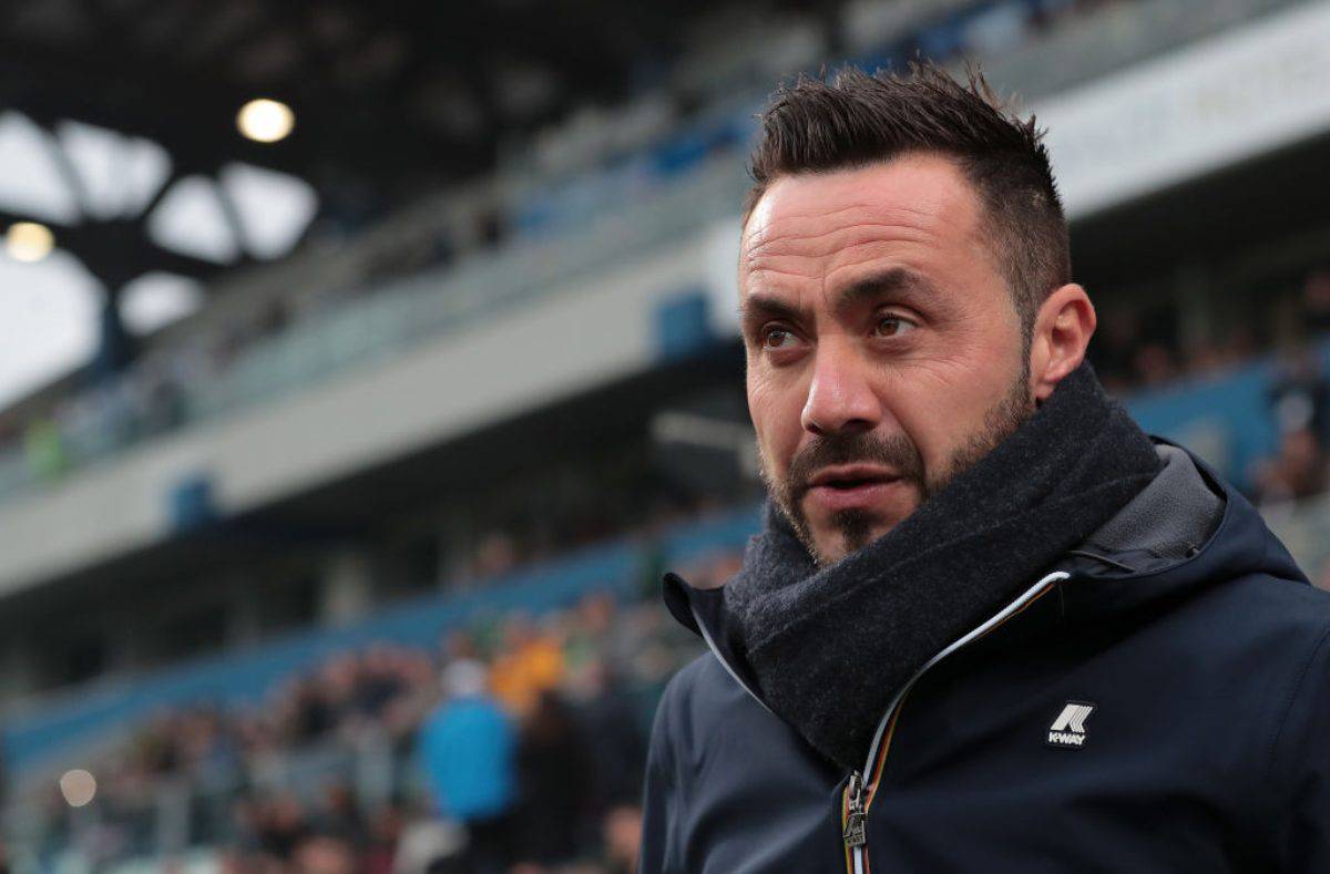 De Zerbi: "Fiorentina difensivista? Sappiamo che Iachini gioca cosi. Viola del nostro livello"