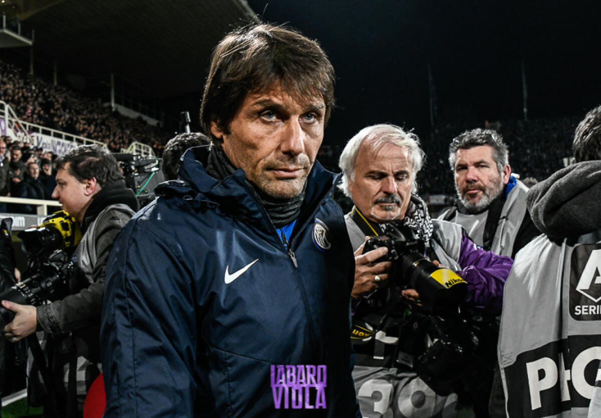 Ufficiale, Conte lascia l'Inter. Per andare via prende 7 milioni di euro. Al suo posto Inzaghi? - Firenze, stadio Artemio Franchi, 15.12.2019, Fiorentina-Inter, Foto Fiorenzo Sernacchioli. Copyright Labaroviola.com