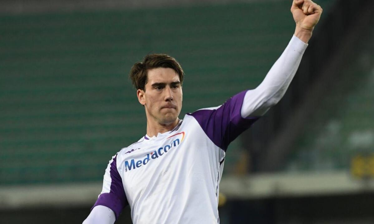 Al 21' Fiorentina in vantaggio contro il Bologna. Segna Vlahovic dal dischetto, 18° gol stagionale - 