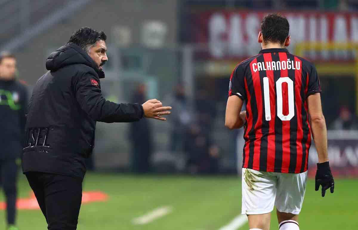 Sport Mediaset, Gattuso vuole portare Calhanoglu alla Fiorentina, iniziata opera di convincimento - 