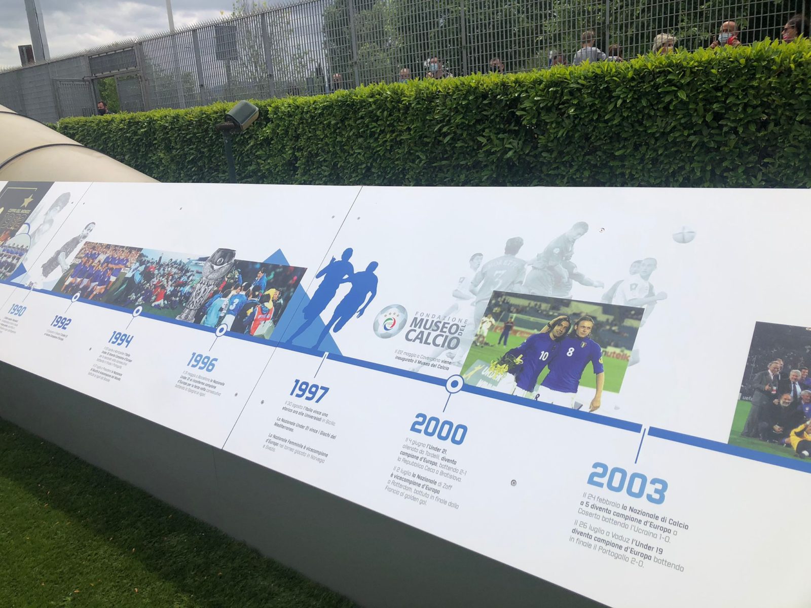(FOTO): Museo del Calcio, oggi 21° compleanno. Inaugurata la "Corte dei Campioni"
