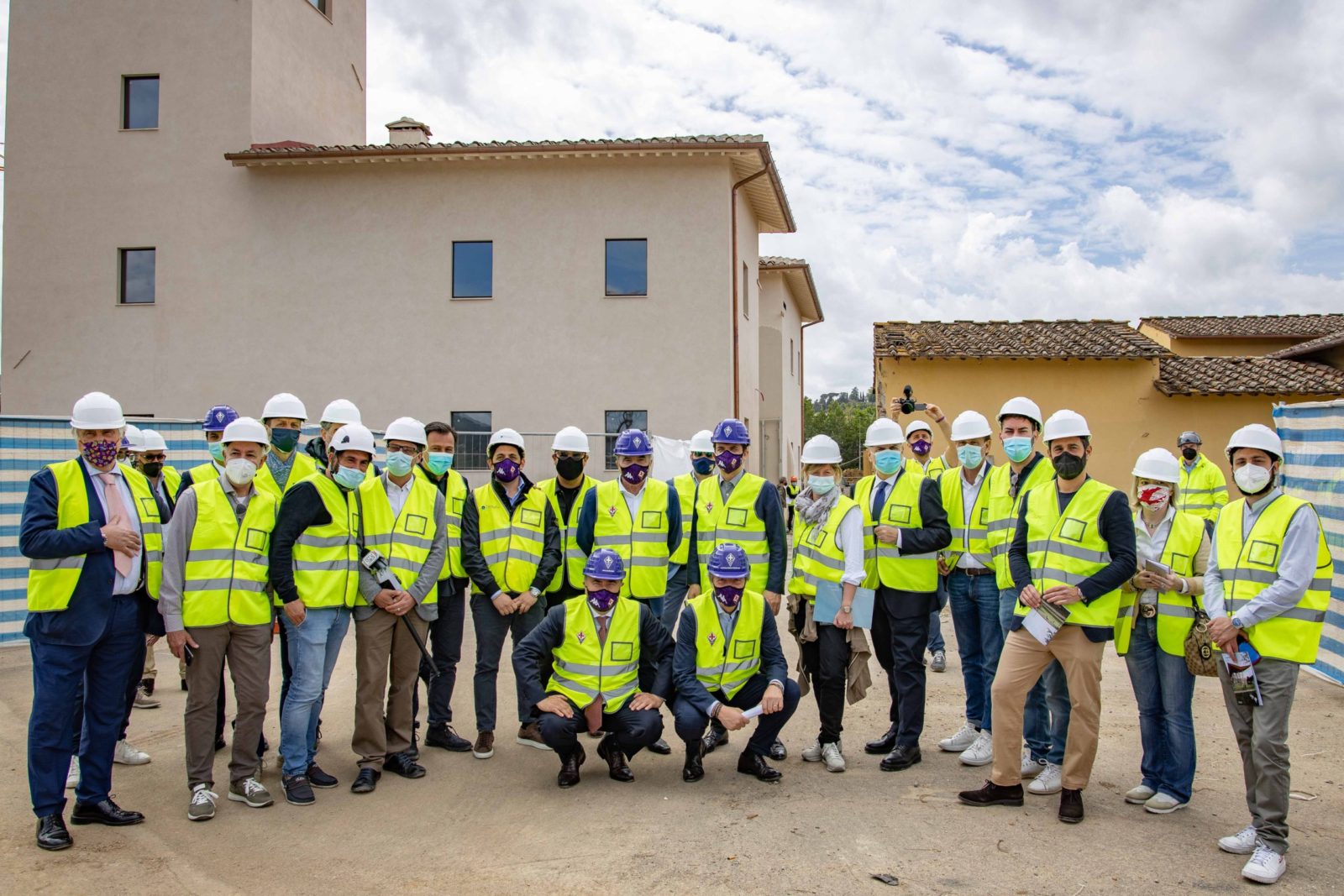 Bagno a Ripoli (FI), visita organizzata per la stampa nel Viola Park, accompagnati da Rocco Commisso, Joseph Commisso, Joe Barone e l'architetto Marco Casamonti 2021-05-18 © Niccolò Cambi/Massimo Sestini