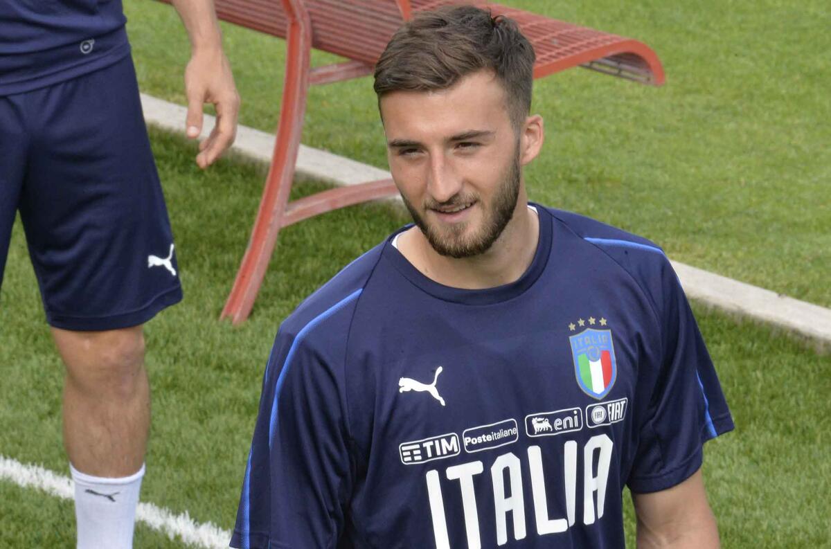 TMW, Fiorentina interessata a Cristante, ma la Roma chiede 25 milioni. Affare difficile - COVERCIANO RITIRO DELLA NAZIONALE 30-05-2018. BRAYAN CRISTANTE. SILPRESS/GALASSI SILVANO