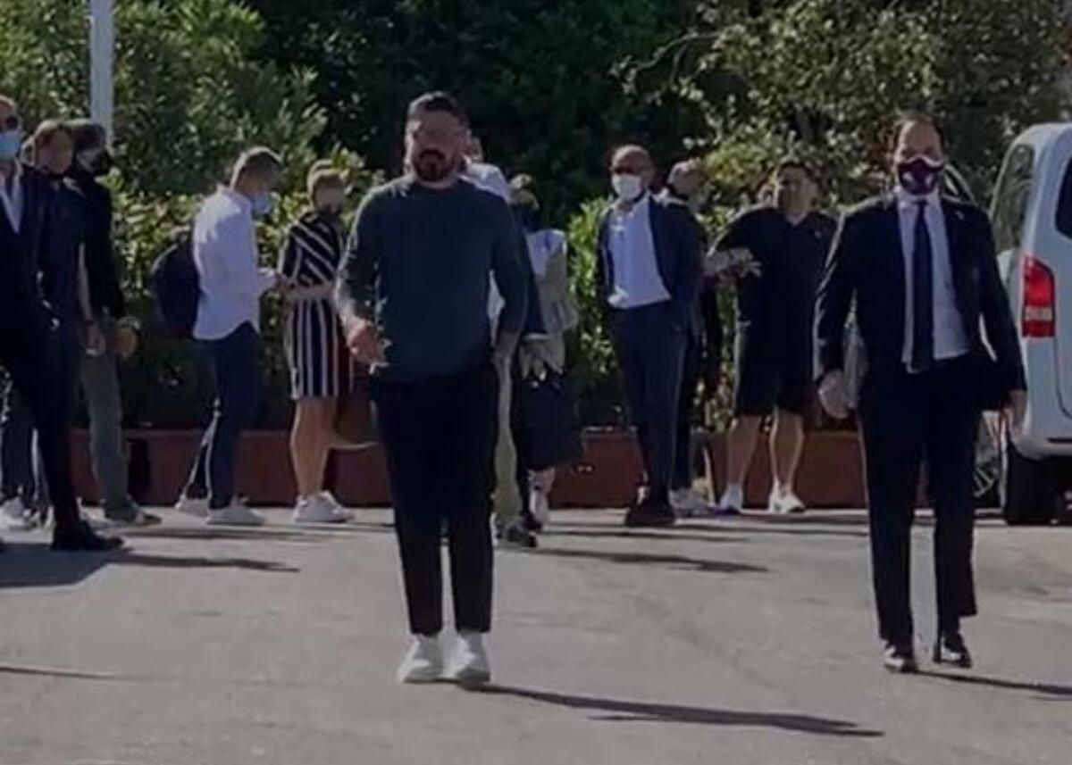 FOTO, Gattuso è a Firenze, visita ai campini con il suo staff e incontro con Pradè e Joseph Commisso - 
