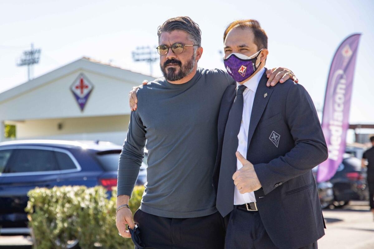 Tutte le foto di Gattuso al centro sportivo, primo giorno da nuovo allenatore della Fiorentina - Foto di proprietà di ACF Fiorentina. Riproduzione vietata ©