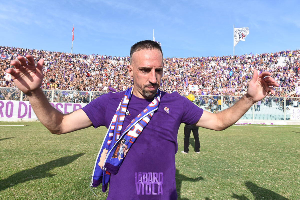 Ribery: “Voglio restare alla Fiorentina, è la mia priorità. Mi trovo bene con i tifosi e la città” - Firenze, stadio A.Franchi, 14.09.2019, Fiorentina-Juventus, foto Fiorenzo Sernacchioli. Copyright Labaroviola.com