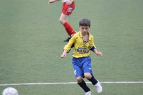 Alessandro bambino nell'Orbassano