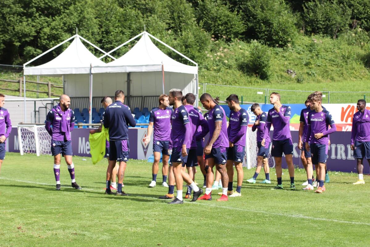 Moena 2021, Italiano: "Giochiamo finché Igor non crolla". Vlahovic e Maleh lavoro in palestra - Moena, stadio Benatti, 28.07.2021, allenamento, foto Lisa Grelloni. Copyright Labaroviola.com