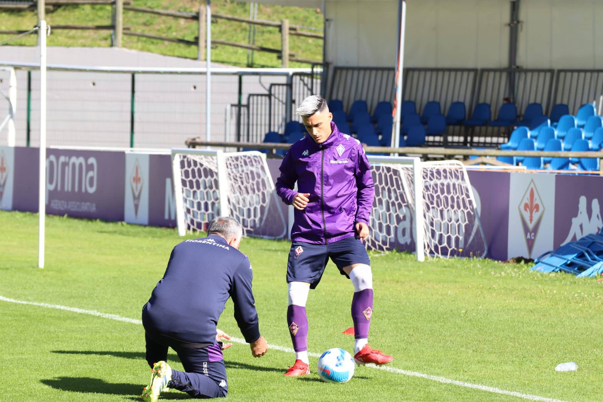 Moena, stadio Benatti, 31.07.2021, allenamento mattutino, foto Lisa Grelloni. Copyright Labaroviola.com