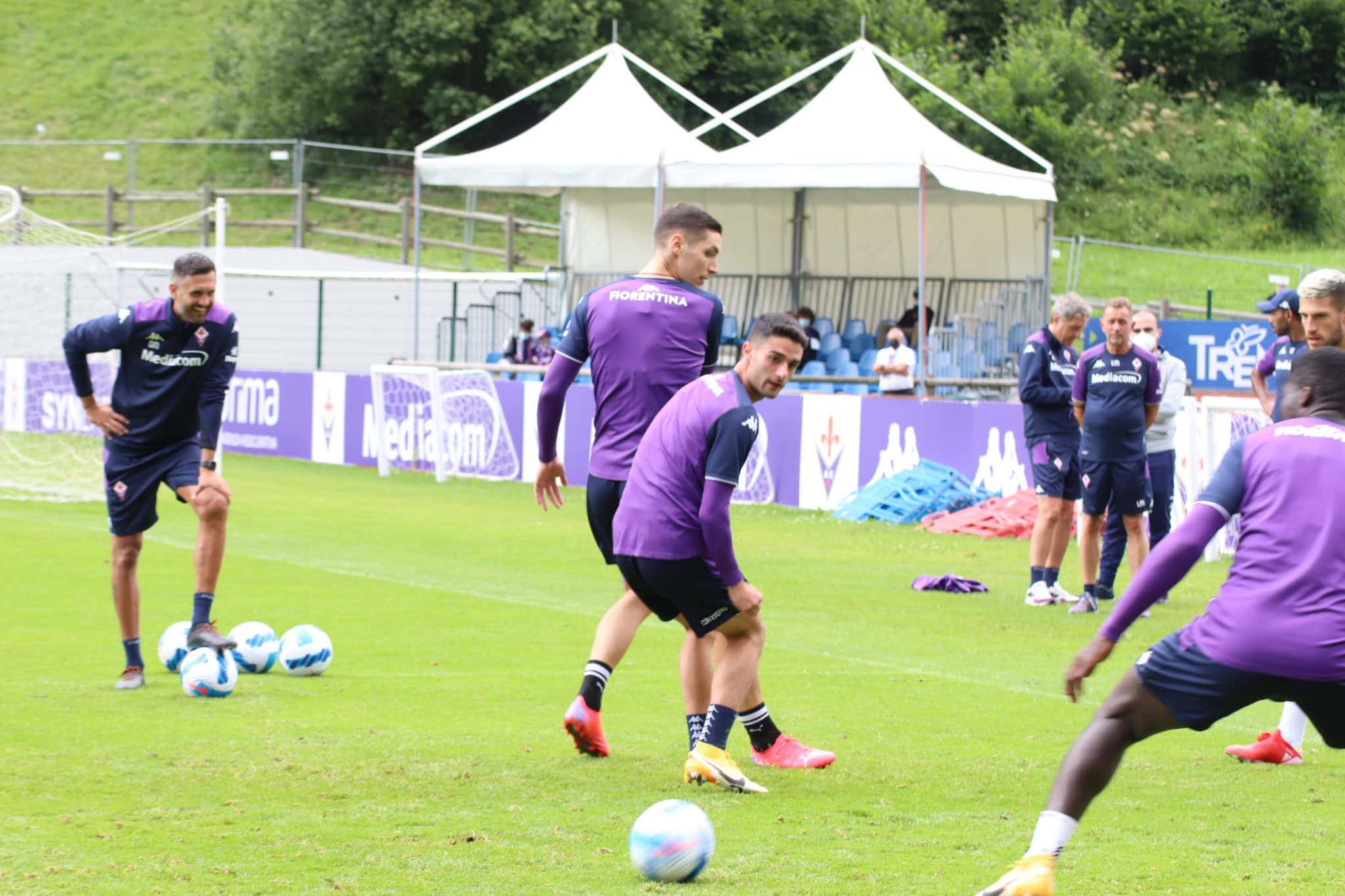 Moena, stadio Benatti, 28.07.2021, allenamento, foto Lisa Grelloni. Copyright Labaroviola.com
