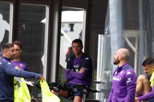 Moena, stadio Benatti, 28.07.2021, allenamento, foto Lisa Grelloni. Copyright Labaroviola.com