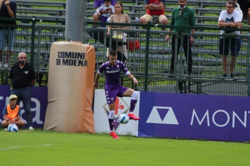 Moena, stadio Benatti, 29.07.2021, amichevole Fiorentina-Levico, foto Lisa Grelloni. Copyright Labaroviola.com