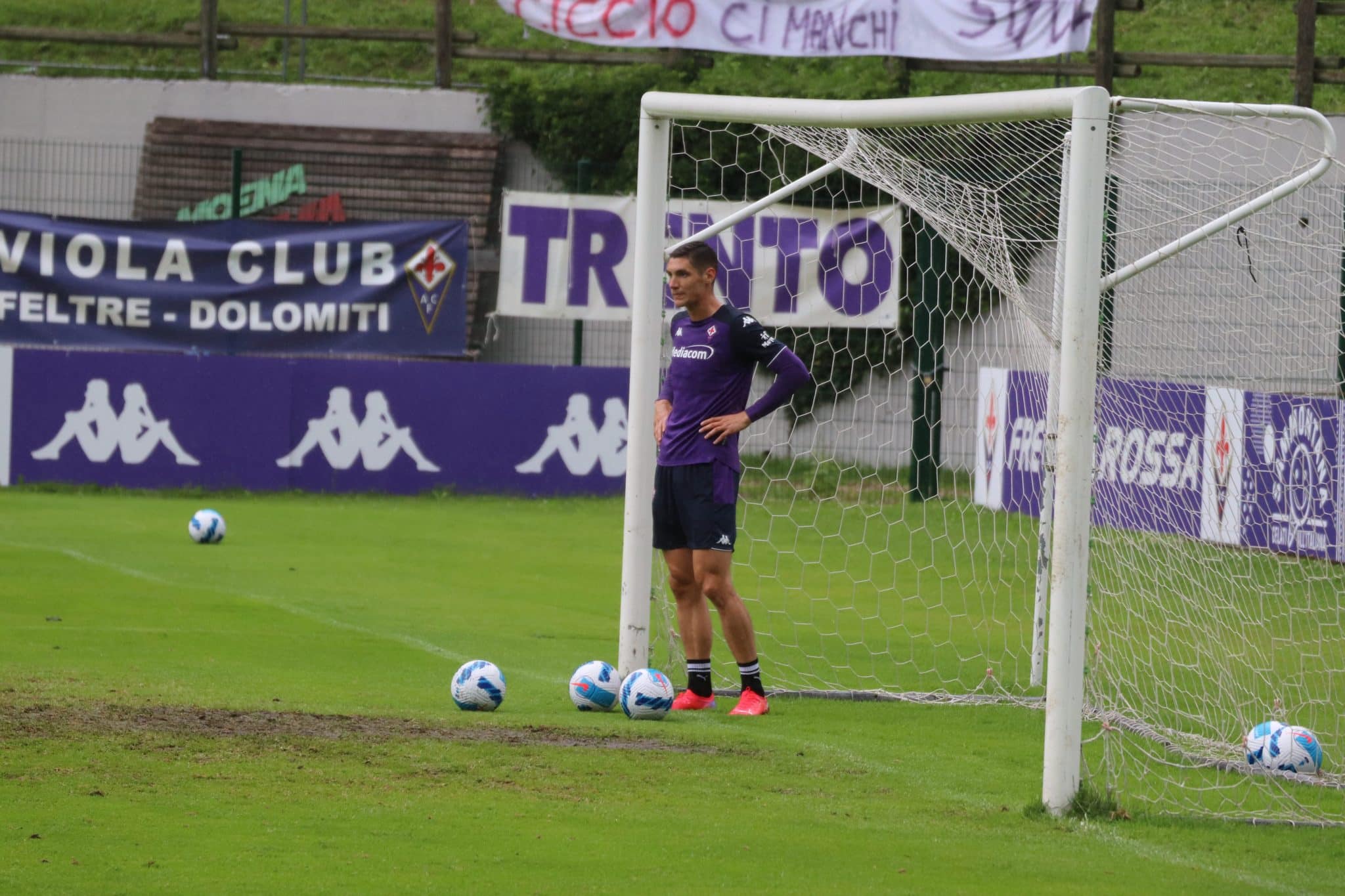 Moena, stadio Benatti, 28.07.2021, allenamento, foto Lisa Grelloni. Copyright Labaroviola.com