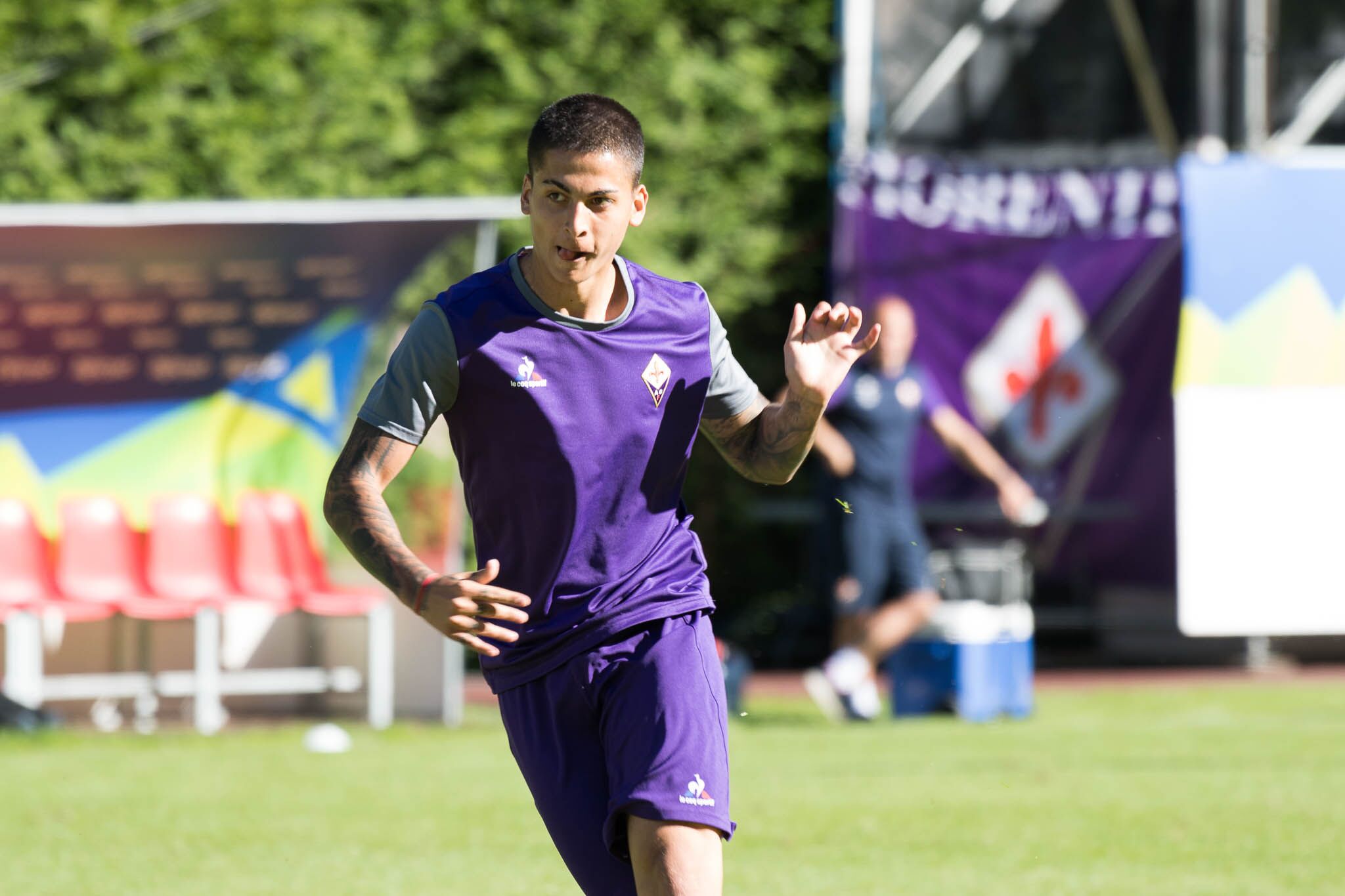 Moena, Ritiro della Fiorentina 16.07.2017, Foto Fiorenzo Sernacchioli. Copyright Labaroviola.com
