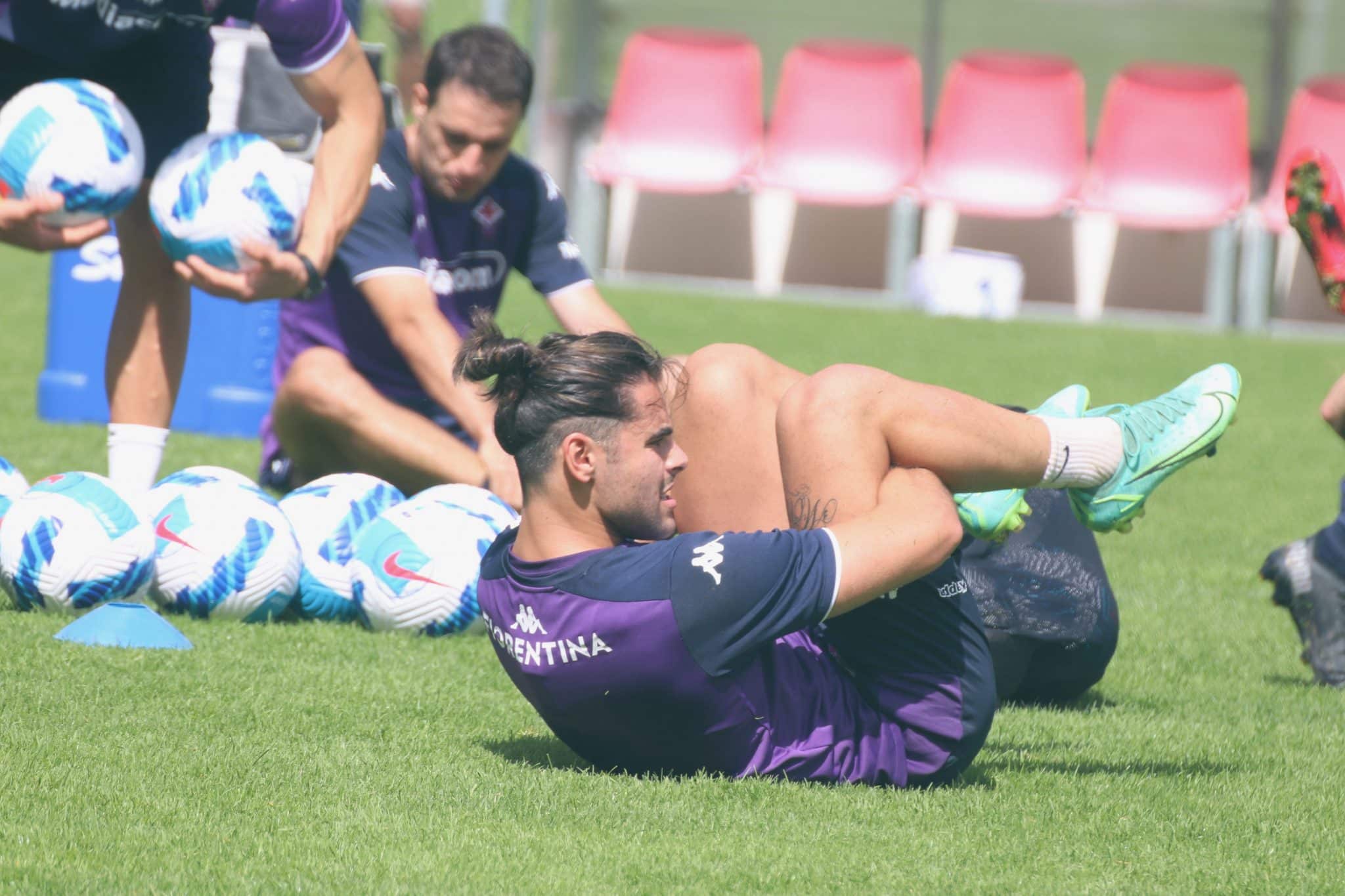 Moena, stadio Benatti, 28.07.2021, allenamento, foto Lisa Grelloni. Copyright Labaroviola.com