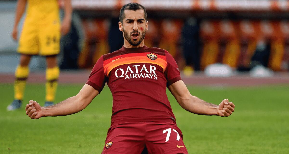 Al 26' Roma-Fiorentina 1-0. I giallorossi passano in vantaggio con Mkhitaryan - 