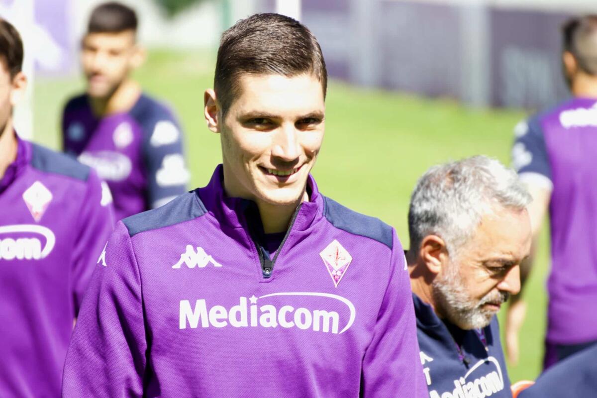 Tuttosport, Milenkovic verrà ceduto al miglior offerente. In arrivo Nastasic, bloccato per 3 milioni - Moena, stadio Benatti, 31.07.2021, allenamento mattutino, foto Lisa Grelloni. Copyright Labaroviola.com