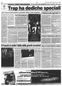 11 agosto 1999: La Fiorentina esordisce in Champions League vincendo 3-1 con il Widzew Lodz