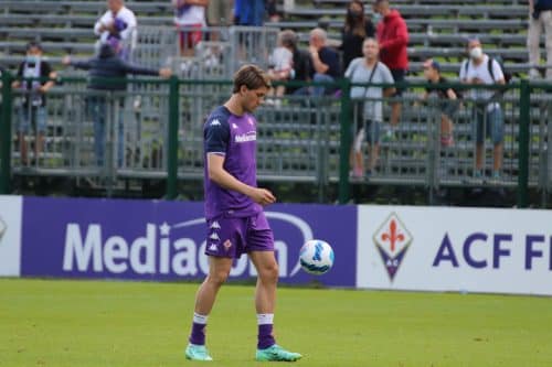 Moena, stadio Benatti, 29.07.2021, amichevole Fiorentina-Levico, foto Lisa Grelloni. Copyright Labaroviola.com