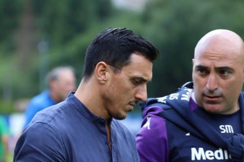 Moena, stadio Benatti, 29.07.2021, amichevole Fiorentina-Levico, foto Lisa Grelloni. Copyright Labaroviola.com