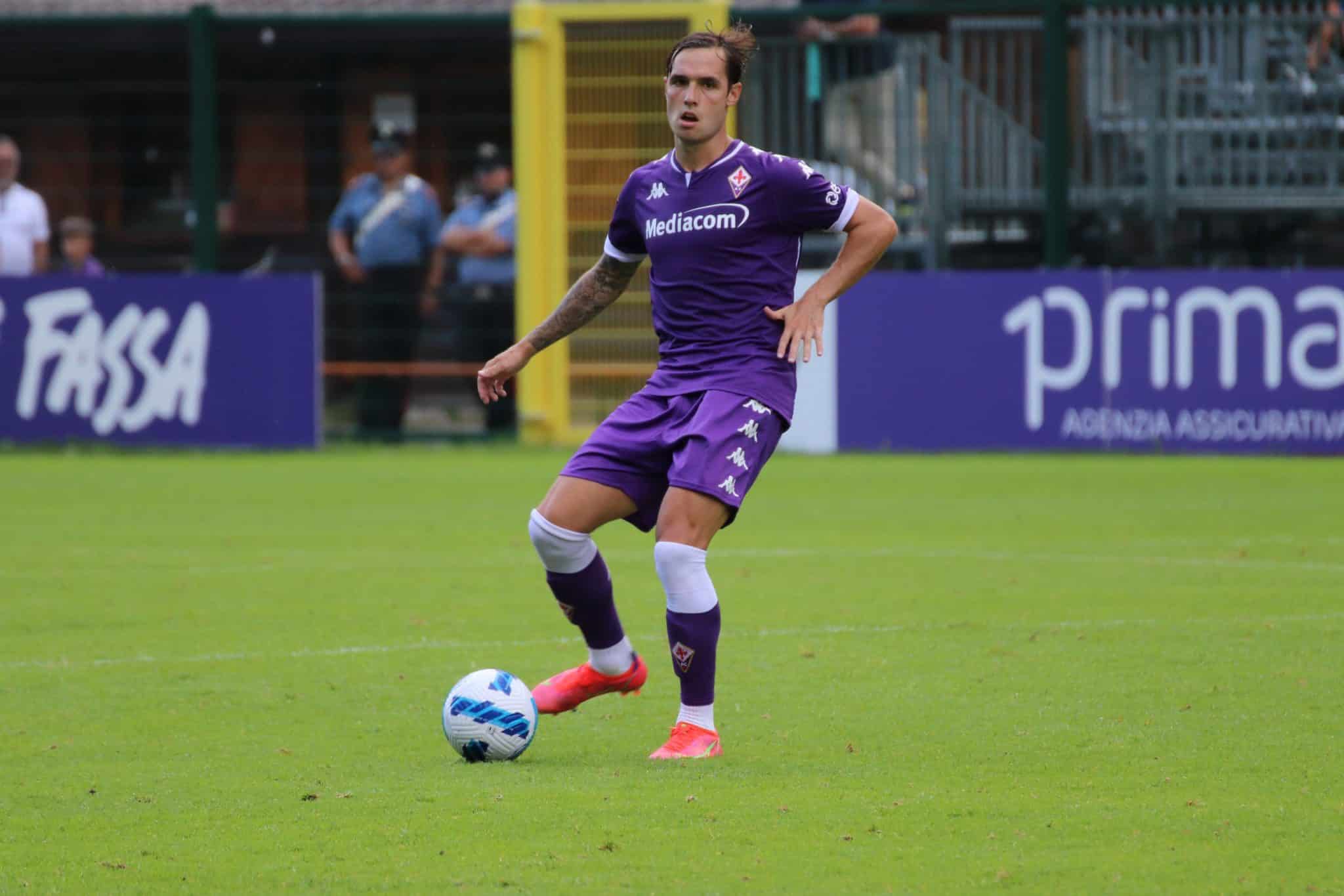 Moena, stadio Benatti, 29.07.2021, amichevole Fiorentina-Levico, foto Lisa Grelloni. Copyright Labaroviola.com