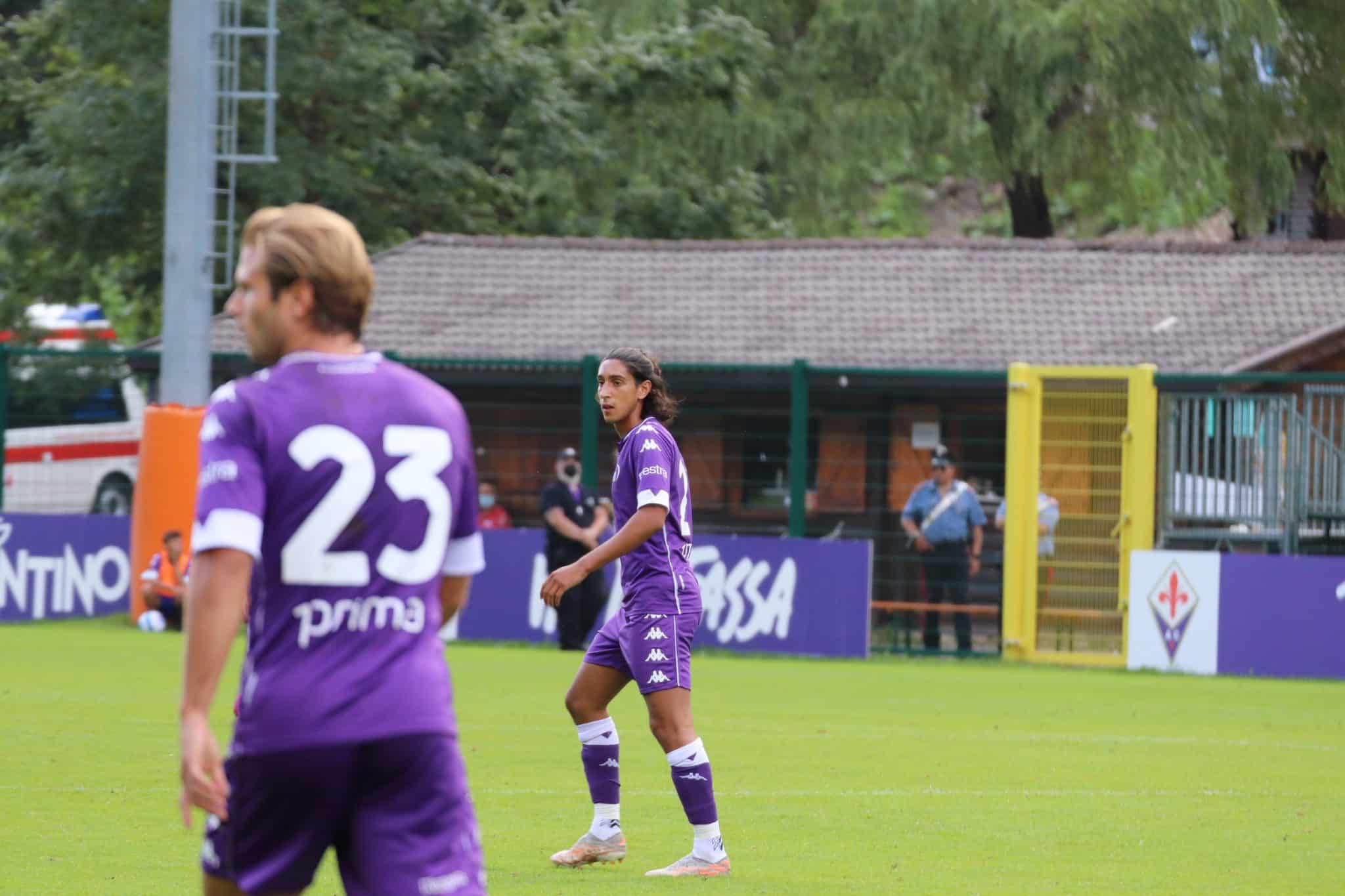 Moena, stadio Benatti, 29.07.2021, amichevole Fiorentina-Levico, foto Lisa Grelloni. Copyright Labaroviola.com