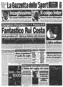 11 agosto 1999: La Fiorentina esordisce in Champions League vincendo 3-1 con il Widzew Lodz