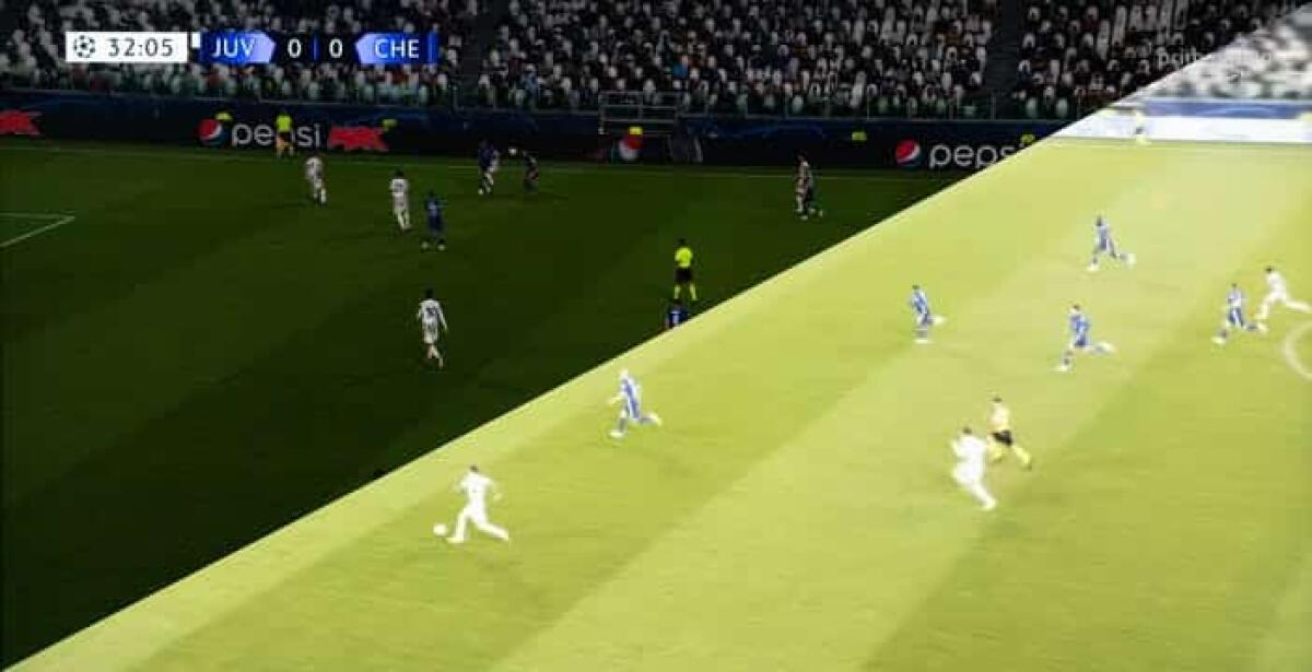 Amazon fa peggio di Dazn, immagini della Juventus prima molto scure, poi molto chiare - 