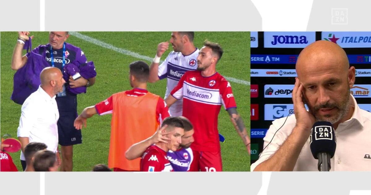 Italiano spiega: "Arrabbiato con Castrovilli a fine gara? Doveva tenere i palloni e gliel'ho detto" - 