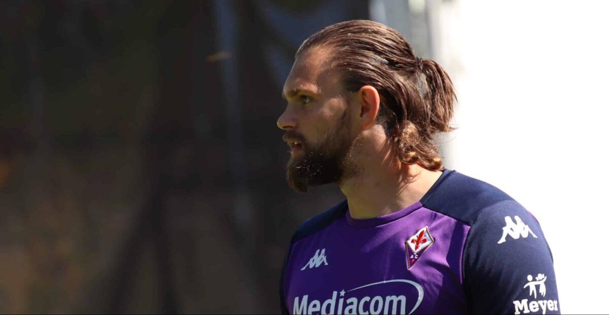 Gazzetta, Dragowski e quel record contro l'Atalanta che ancora resiste: la sua svolta professionale - Moena, stadio Benatti, 30.07.2021, allenamento mattutino, foto Lisa Grelloni. Copyright Labaroviola.com