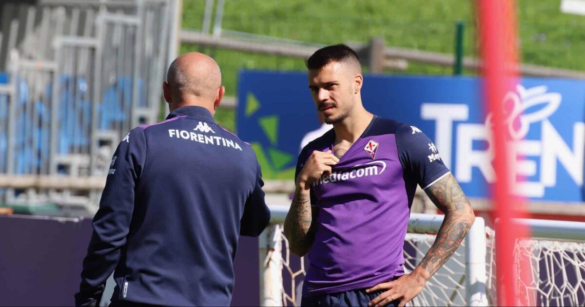 Gazzetta, Venuti ko, lussazione della spalla sinistra. Accertamenti nei prossimi giorni - Moena, stadio Benatti, 30.07.2021, allenamento mattutino, foto Lisa Grelloni. Copyright Labaroviola.com