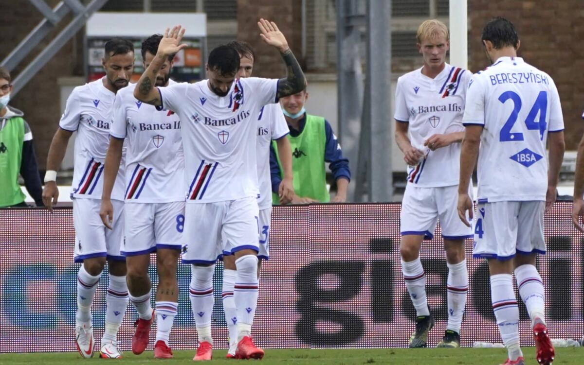 Cutrone non segna mai e l'Empoli perde ancora, 0-3 in casa contro la Sampdoria. Doppietta Caputo - 