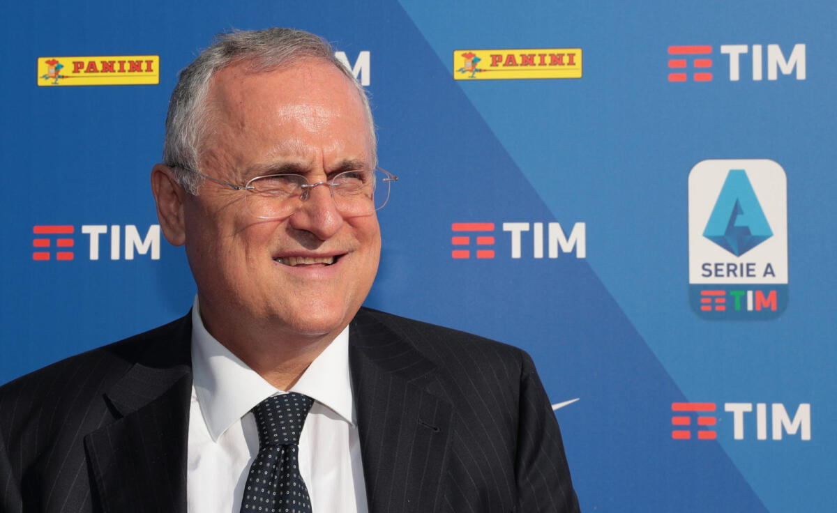 Gazzetta, caso tamponi Lazio, Lotito rischia il posto in consiglio federale: domani la decisione - MILAN, ITALY - JULY 29:  SS Lazio president Claudio Lotito attends the Serie A 2019/2020 fixture unveiling on July 29, 2019 in Milan, Italy.  (Photo by Emilio Andreoli/Getty Images for Lega Serie A)
