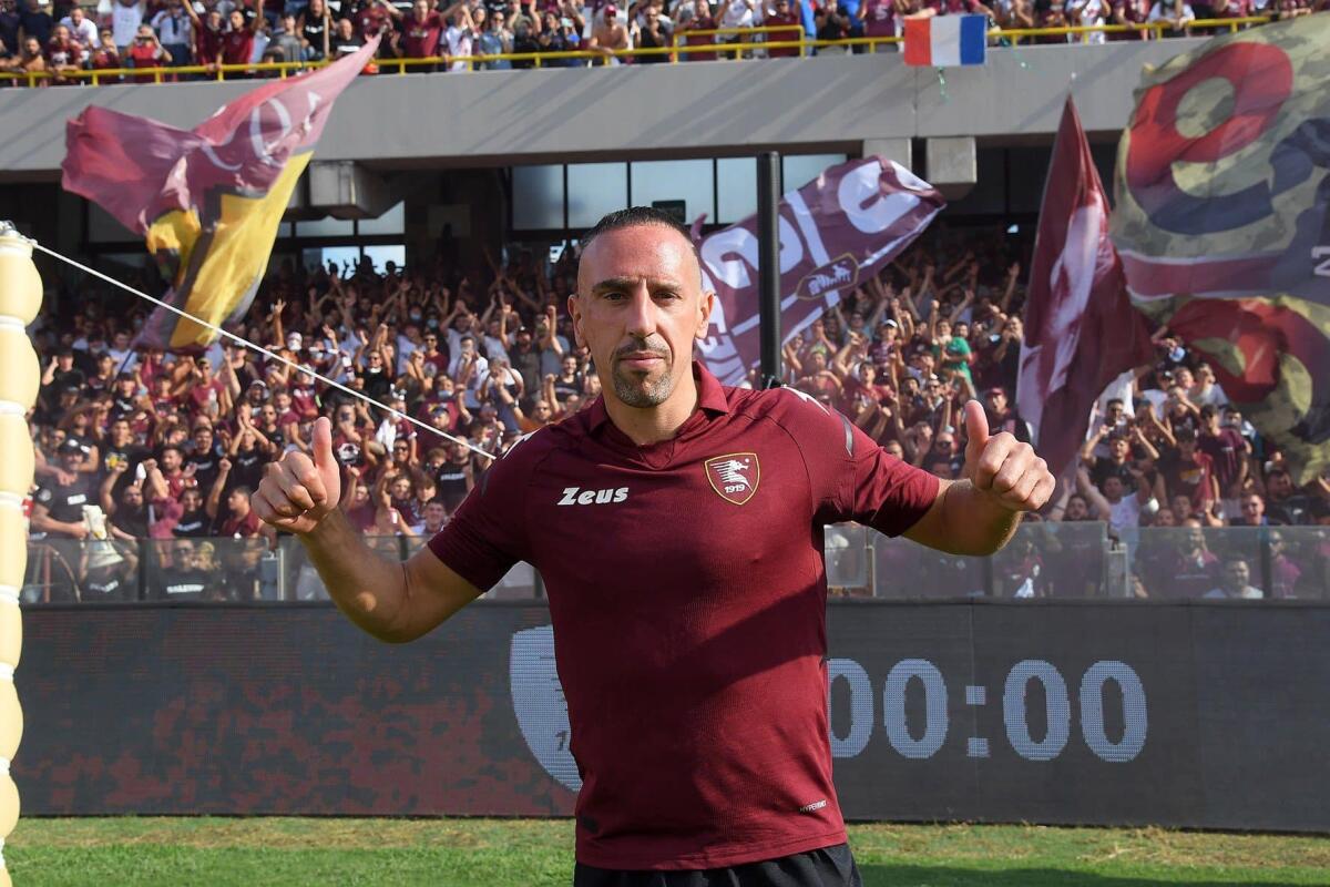 AD Salernitana: "Ribery prenderà per mano la nostra squadra, è un monumento del calcio" - 