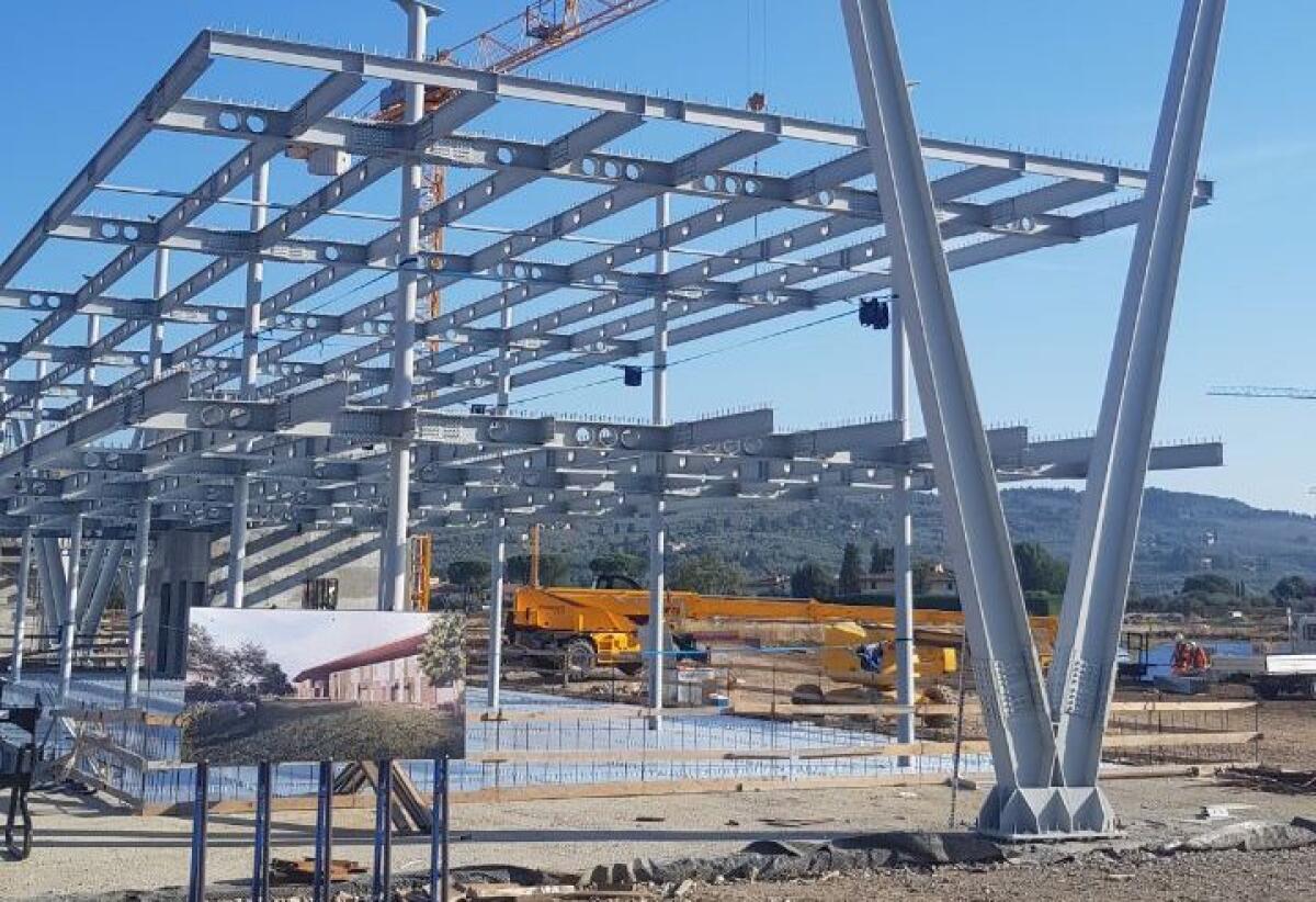 Viola Park in costruzione: 150 operai ed 11 gru, Commisso ha curato ogni particolare - 