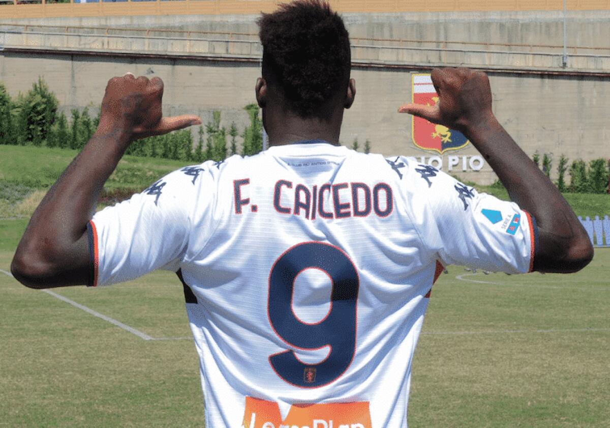 Da Genova: fastidio al flessore della coscia per Caicedo, salterà la Fiorentina - 