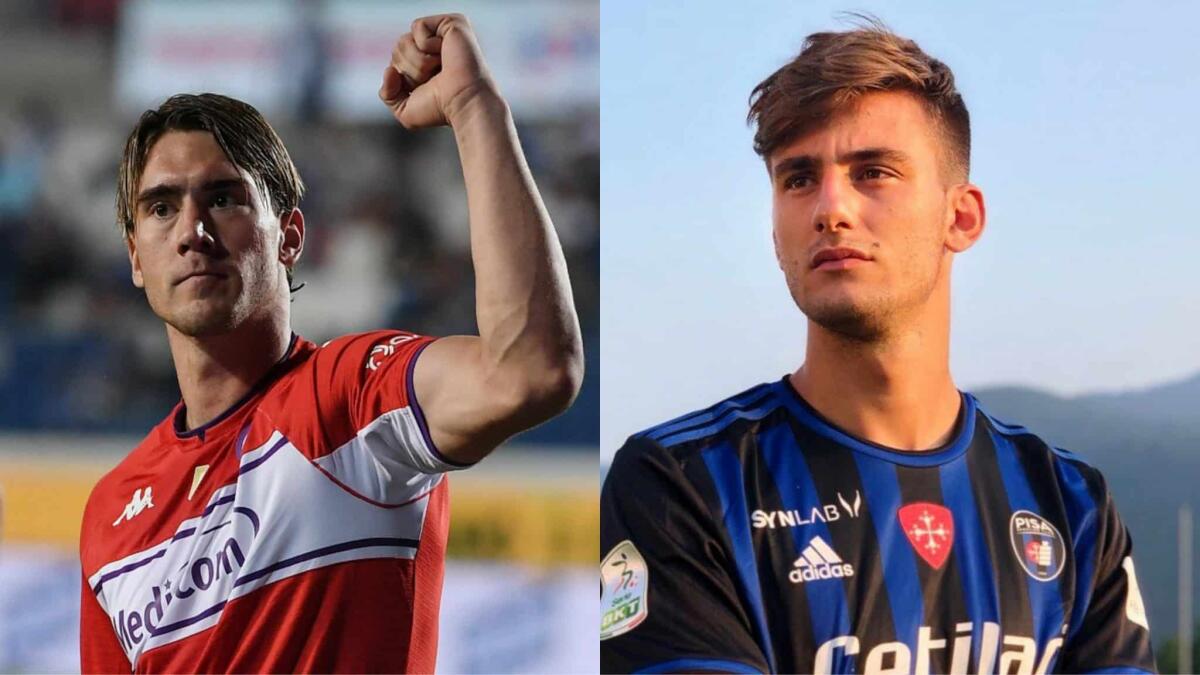 La Juventus pensa di convincere la Fiorentina per Vlahovic offrendo in cambio Lucca del Pisa - 