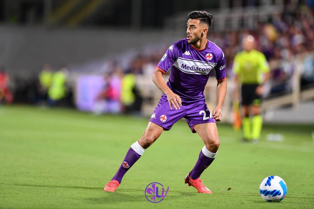 Nico Gonzalez esce per problemi muscolari, al suo posto Italiano mette dentro Saponara - Firenze, stadio A.Franchi, 28.08.2021, Fiorentina-Torino, foto Lisa Guglielmi. Copyright Labaroviola.com