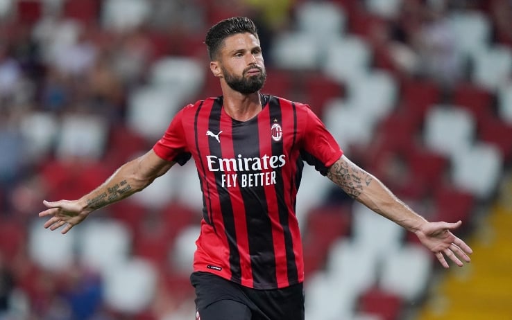 Tegola Milan, Olivier Giroud positivo al Covid. Il comunicato del club rossonero
