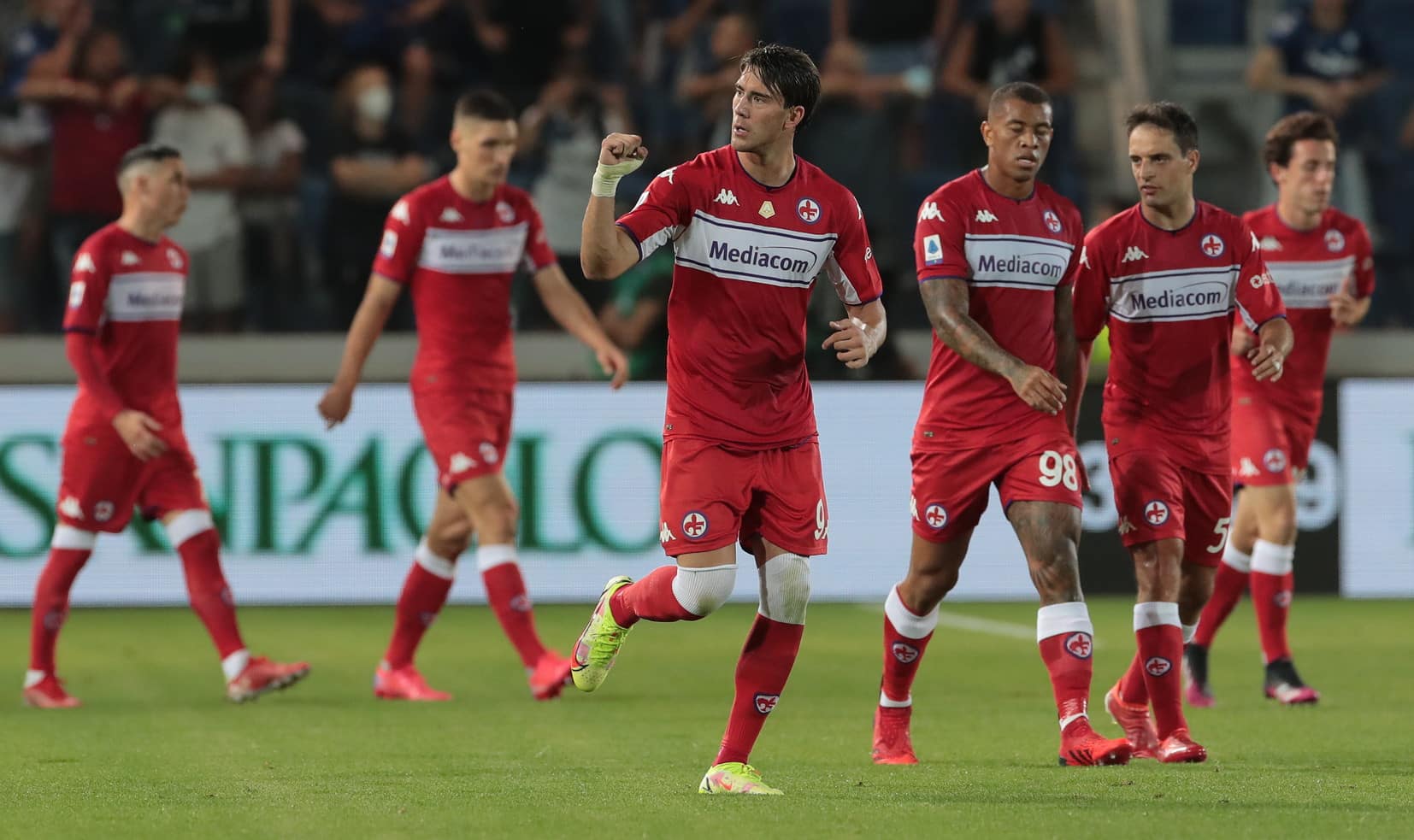 Corriere dello Sport scrive: “Vlahovic più forte dei cori razzisti cantati dal Gewiss Stadium, Atalanta al tappeto”